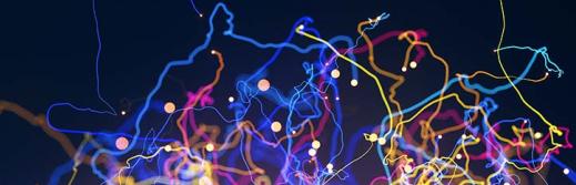 Abstract colourful lines