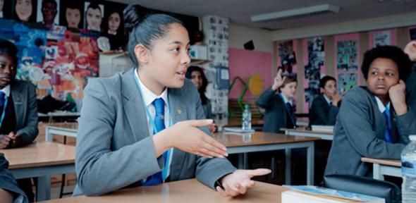 Empathy lessons at Kingsmead School, Enfield, UK