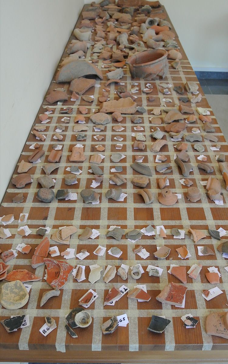 A sample of commonware pottery finds from Interamna Lirenas